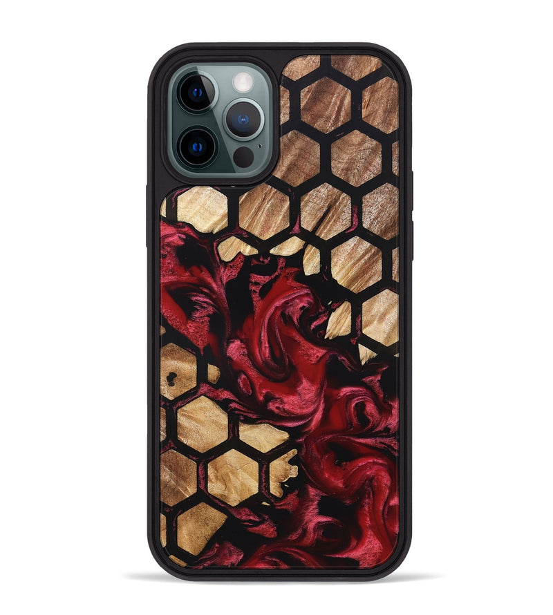 iPhone 12 Pro Max Wood Phone Case - Burl (Pattern, 828254)
