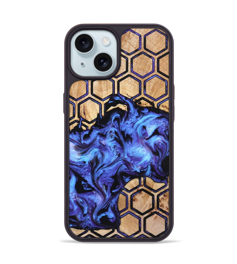 iPhone 15 Wood Phone Case - Jamar (Pattern, 828259)