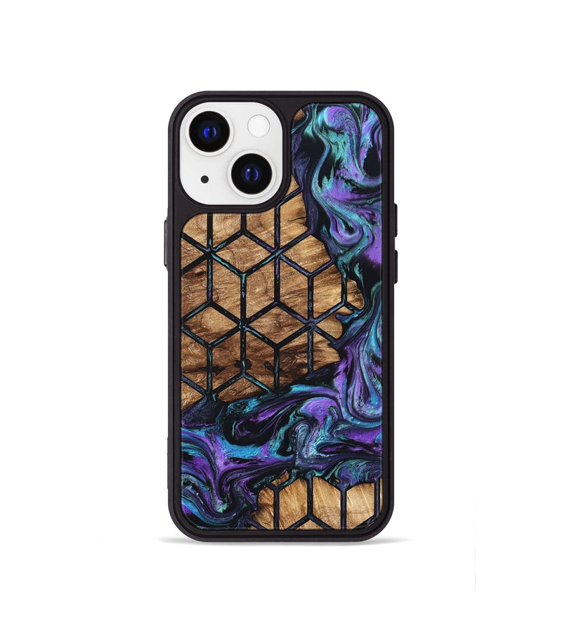 iPhone 13 mini Wood Phone Case - Koa (Pattern, 828267)