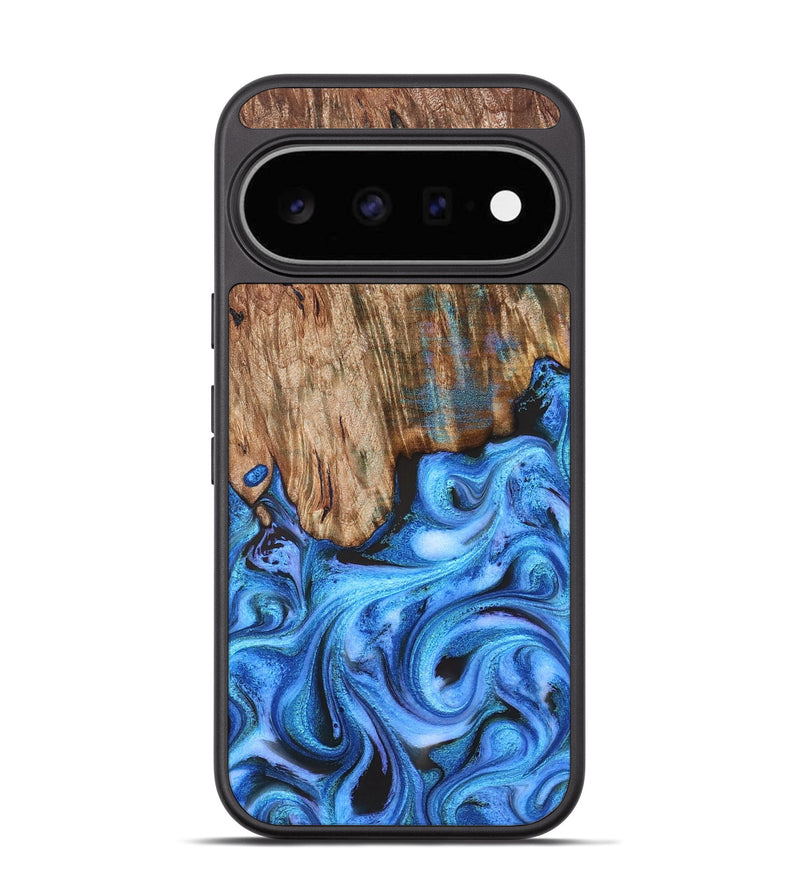 Pixel 11 Wood Phone Case - Lonzo (Blue, 828272)