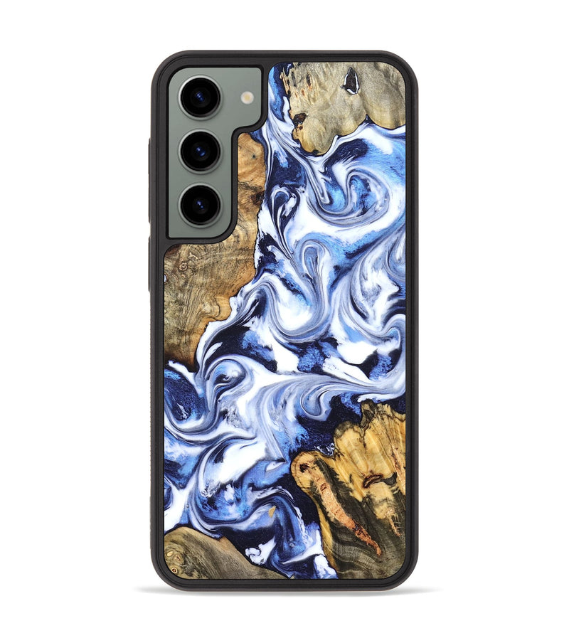 Galaxy S23 Plus Wood Phone Case - Oda (Blue, 828277)