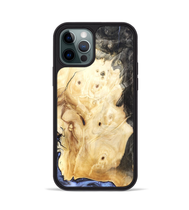 iPhone 12 Pro Wood Phone Case - Ocean (Blue, 828279)