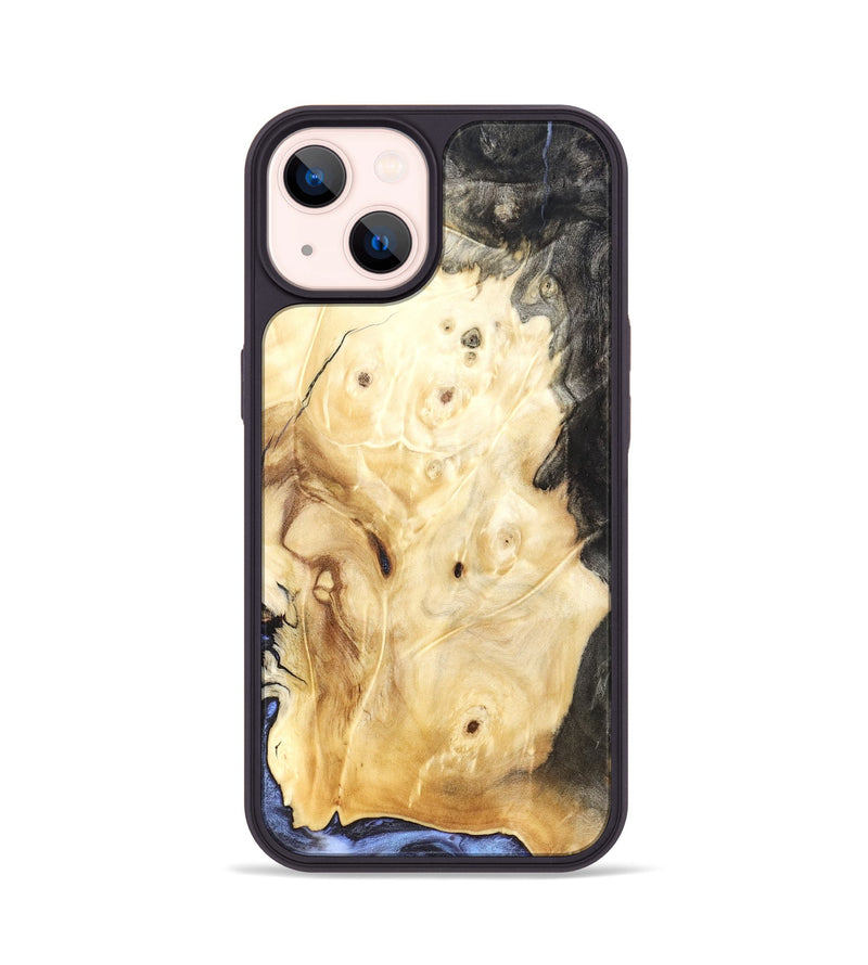 iPhone 14 Wood Phone Case - Ocean (Blue, 828279)