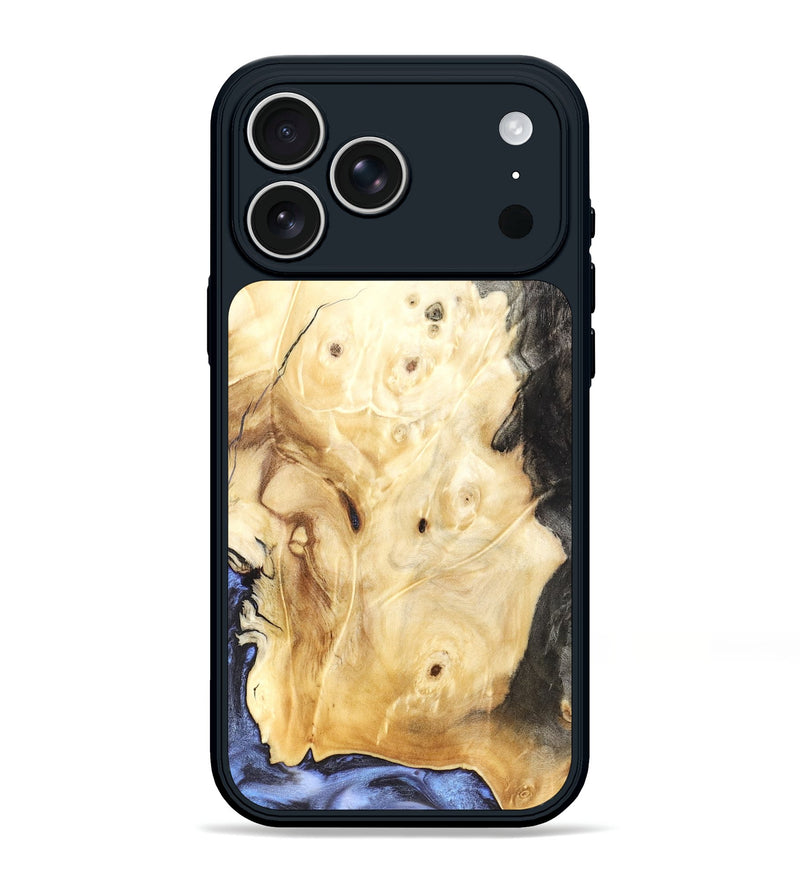 iPhone 17 Pro Max Wood Phone Case - Ocean (Blue, 828279)