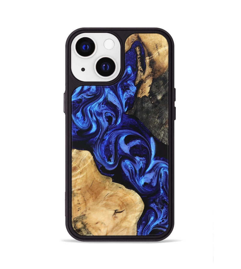 iPhone 13 Wood Phone Case - Jackson (Blue, 828281)