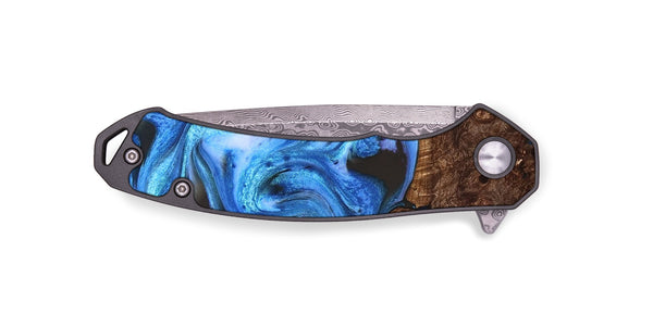 EDC Wood Pocket Knife - Inez (Blue, 828283)