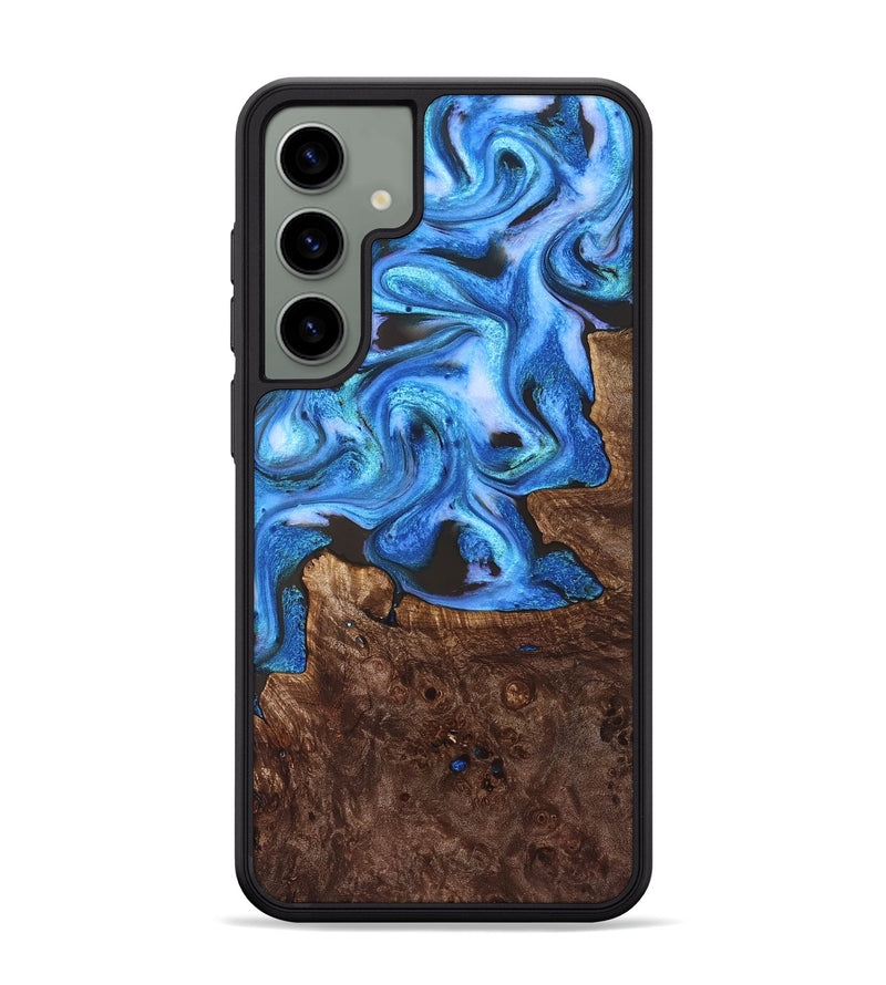 Galaxy S24 Plus Wood Phone Case - Inez (Blue, 828283)