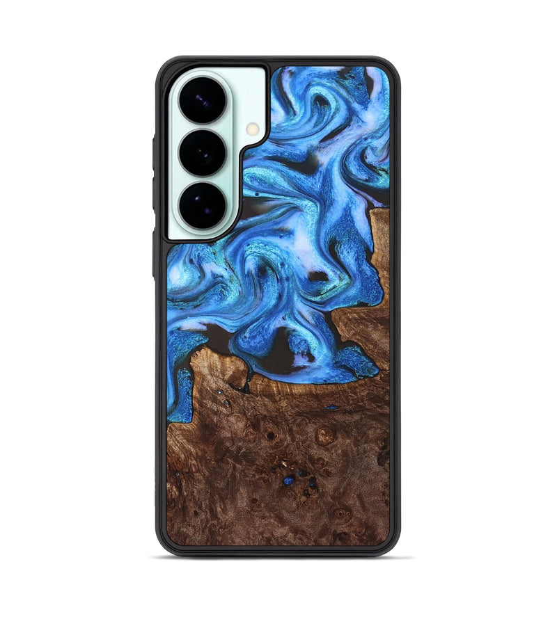 Galaxy S26 Plus Wood Phone Case - Inez (Blue, 828283)