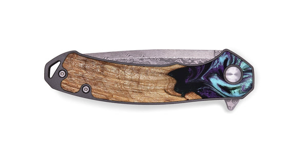 EDC Wood Pocket Knife - Addie (Purple, 828284)