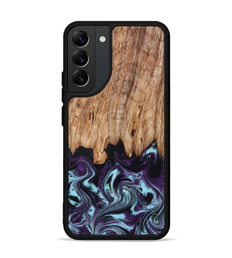 Galaxy S22 Plus Wood Phone Case - Addie (Purple, 828284)