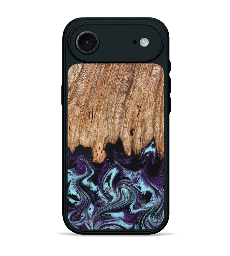 iPhone 17 Air Wood Phone Case - Addie (Purple, 828284)
