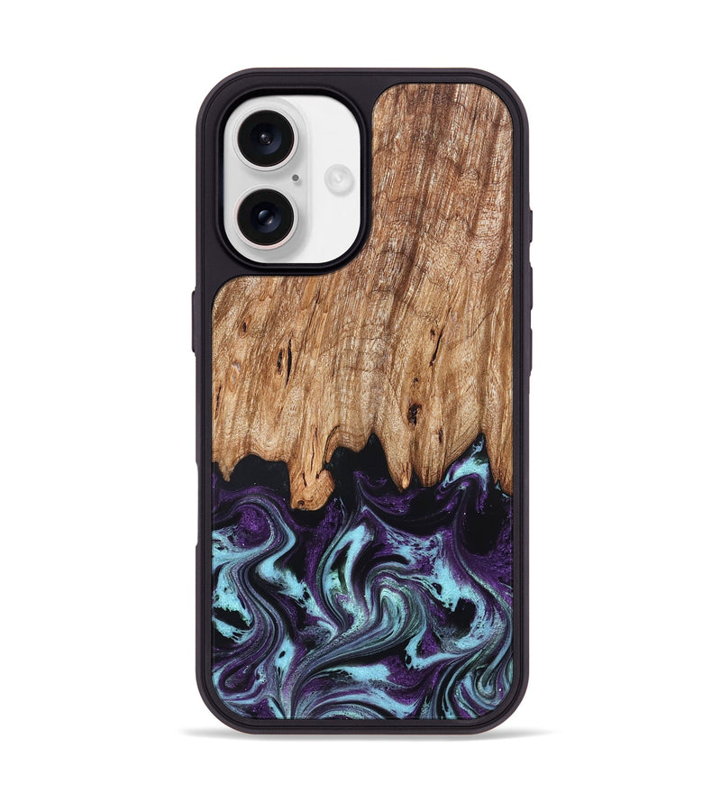 iPhone 17 Wood Phone Case - Addie (Purple, 828284)