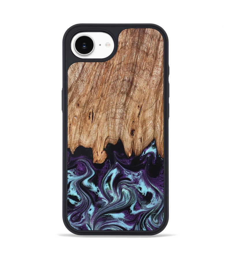 iPhone 17e Wood Phone Case - Addie (Purple, 828284)