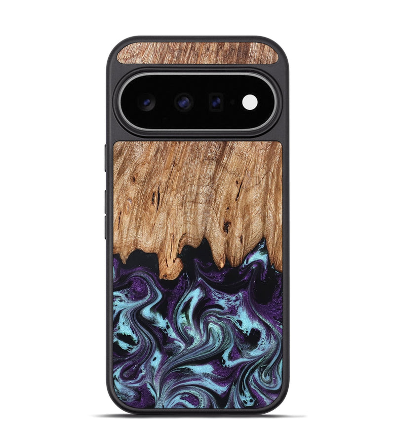 Pixel 11 Pro Wood Phone Case - Addie (Purple, 828284)