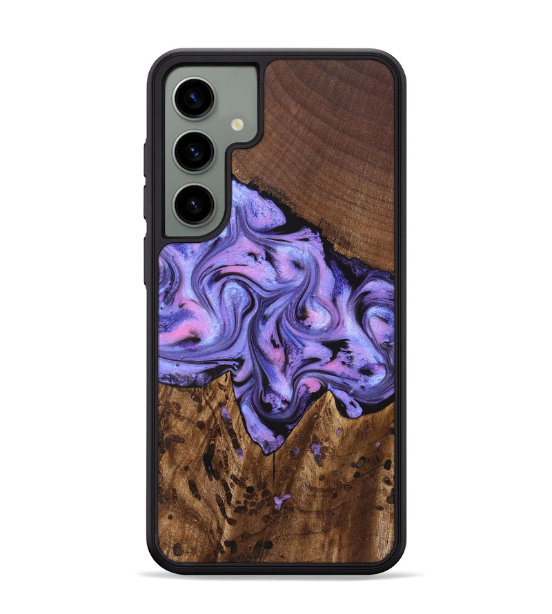 Galaxy S24 Plus Wood Phone Case - Cherry (Purple, 828286)