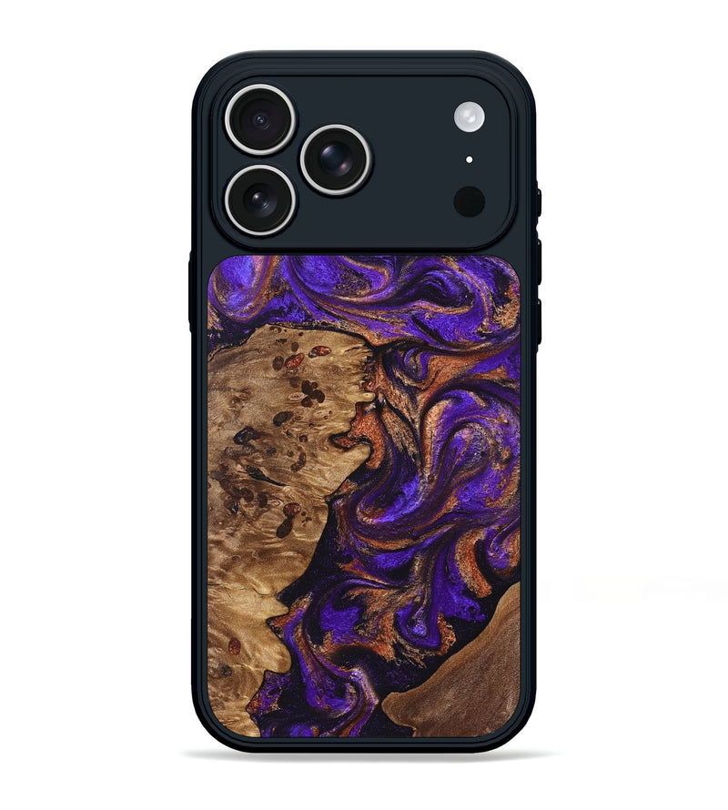 iPhone 17 Pro Max Wood Phone Case - Jenny (Purple, 828287)