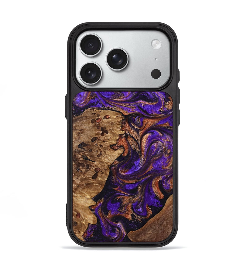 iPhone 18 Pro Wood Phone Case - Jenny (Purple, 828287)