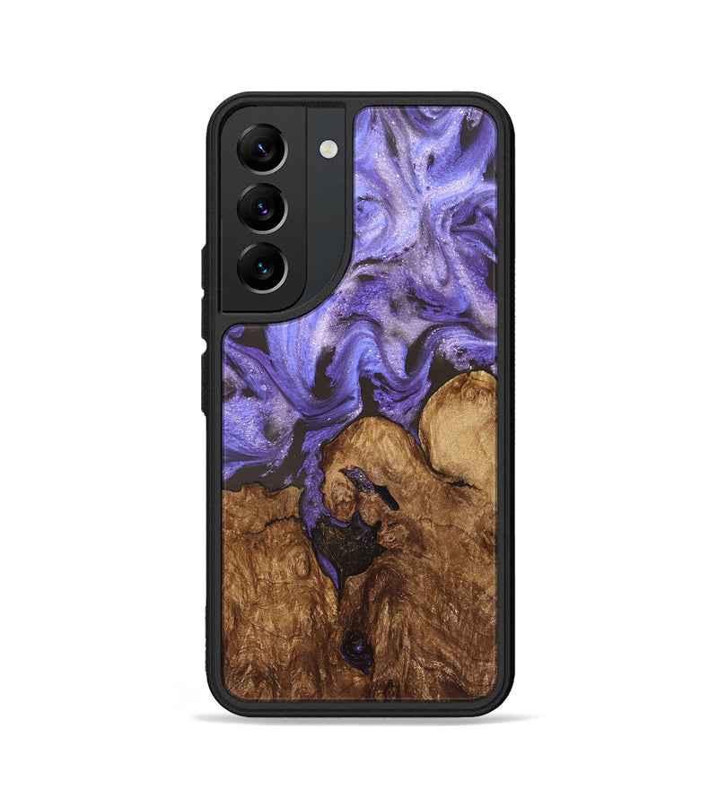 Galaxy S22 Wood Phone Case - Nora (Purple, 828290)