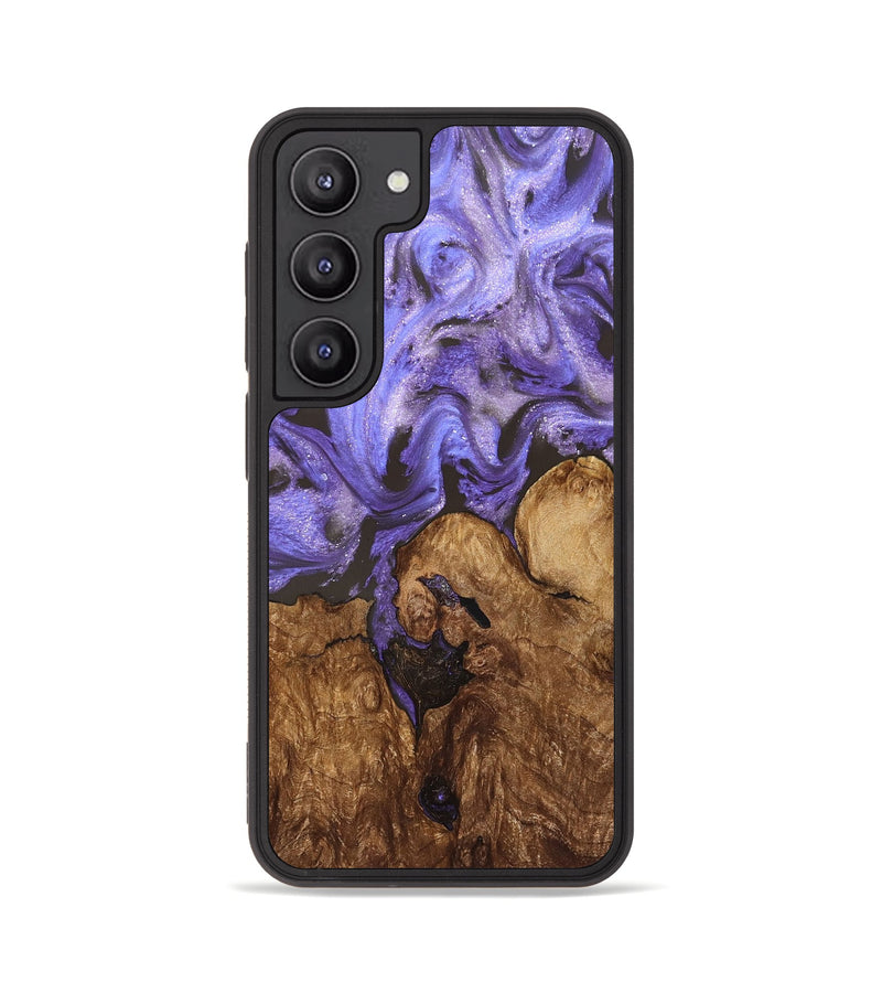 Galaxy S23 Wood Phone Case - Nora (Purple, 828290)