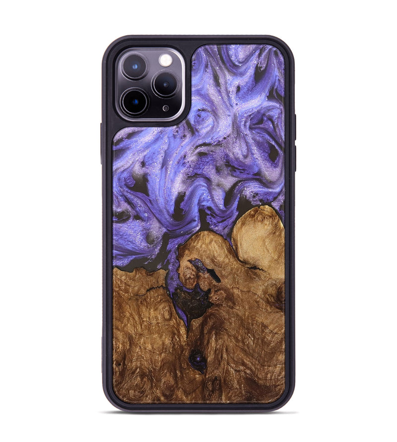 iPhone 11 Pro Max Wood Phone Case - Nora (Purple, 828290)