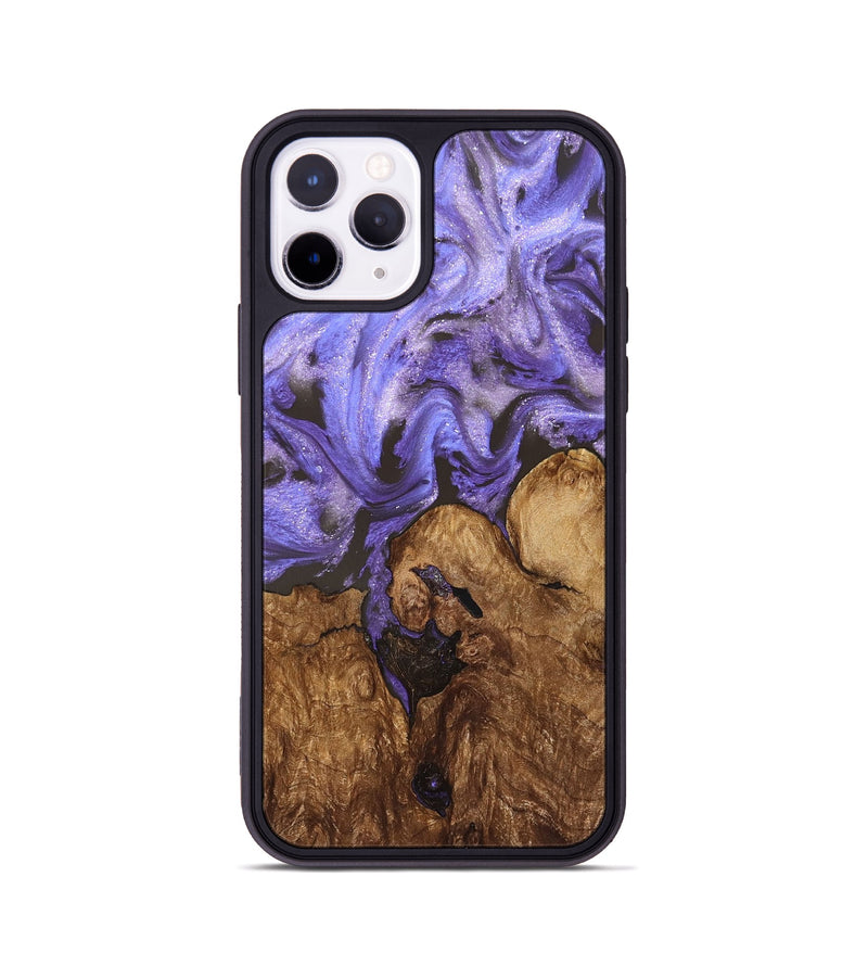 iPhone 11 Pro Wood Phone Case - Nora (Purple, 828290)