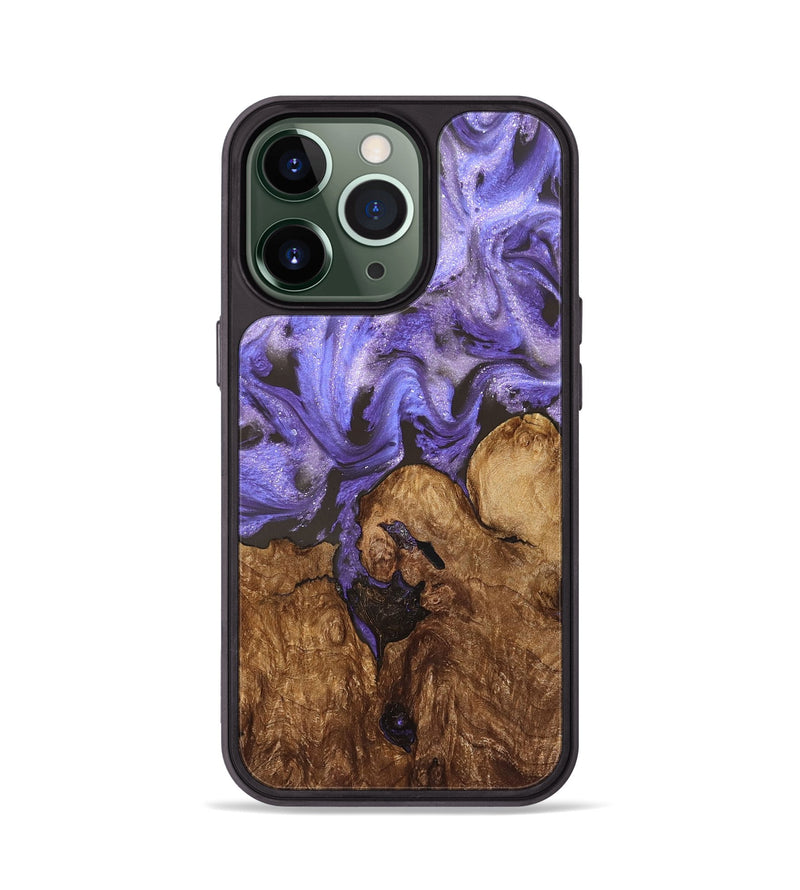 iPhone 13 Pro Wood Phone Case - Nora (Purple, 828290)