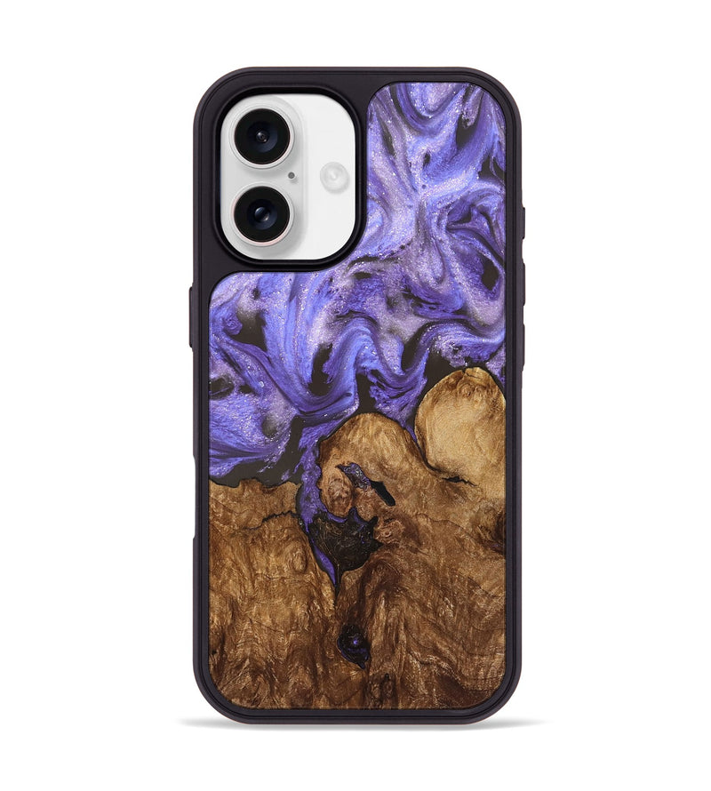 iPhone 17 Wood Phone Case - Nora (Purple, 828290)