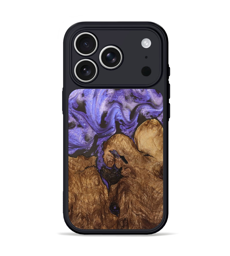 iPhone 17 Pro Wood Phone Case - Nora (Purple, 828290)