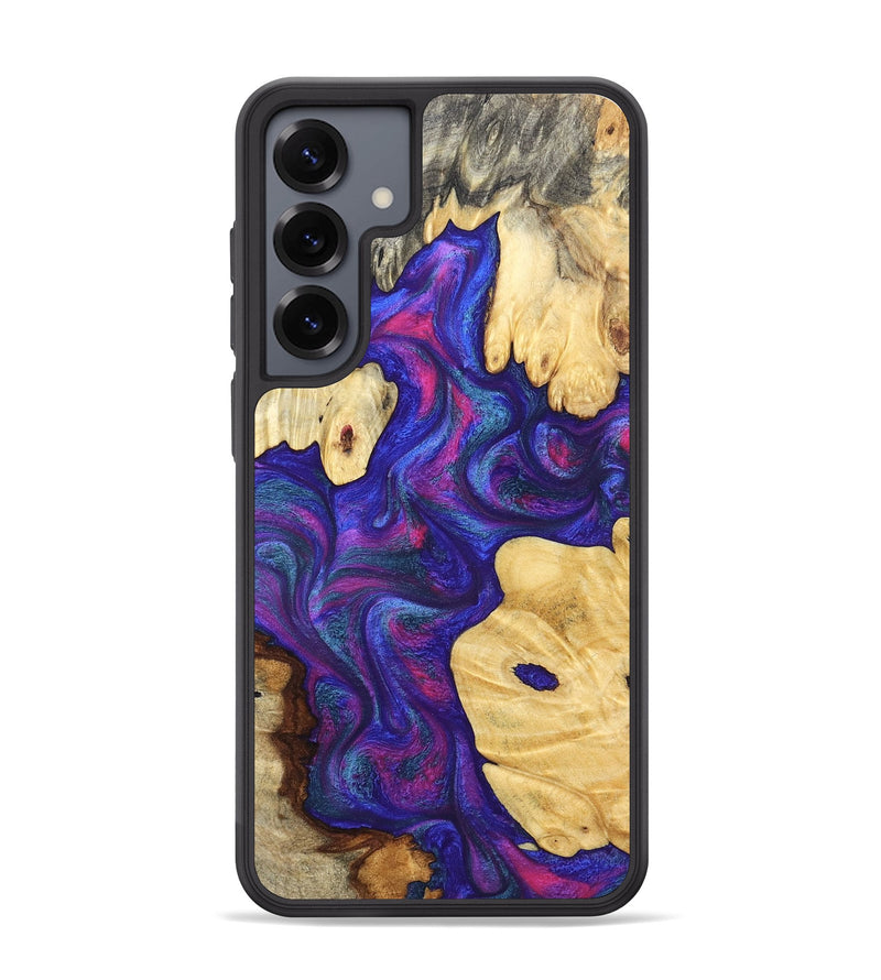 Galaxy S25 Plus Wood Phone Case - Ludie (Purple, 828291)