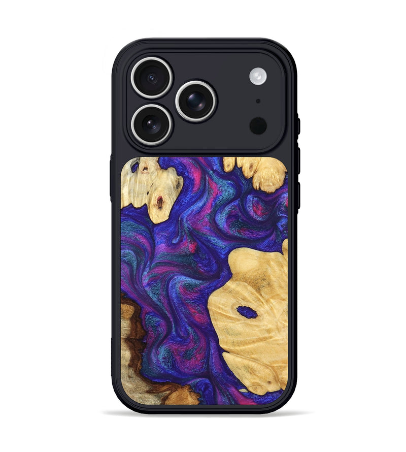 iPhone 17 Pro Wood Phone Case - Ludie (Purple, 828291)
