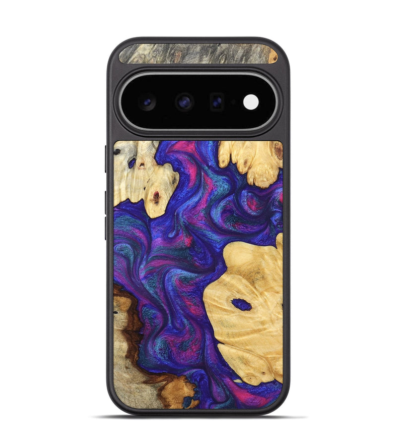 Pixel 11 Wood Phone Case - Ludie (Purple, 828291)