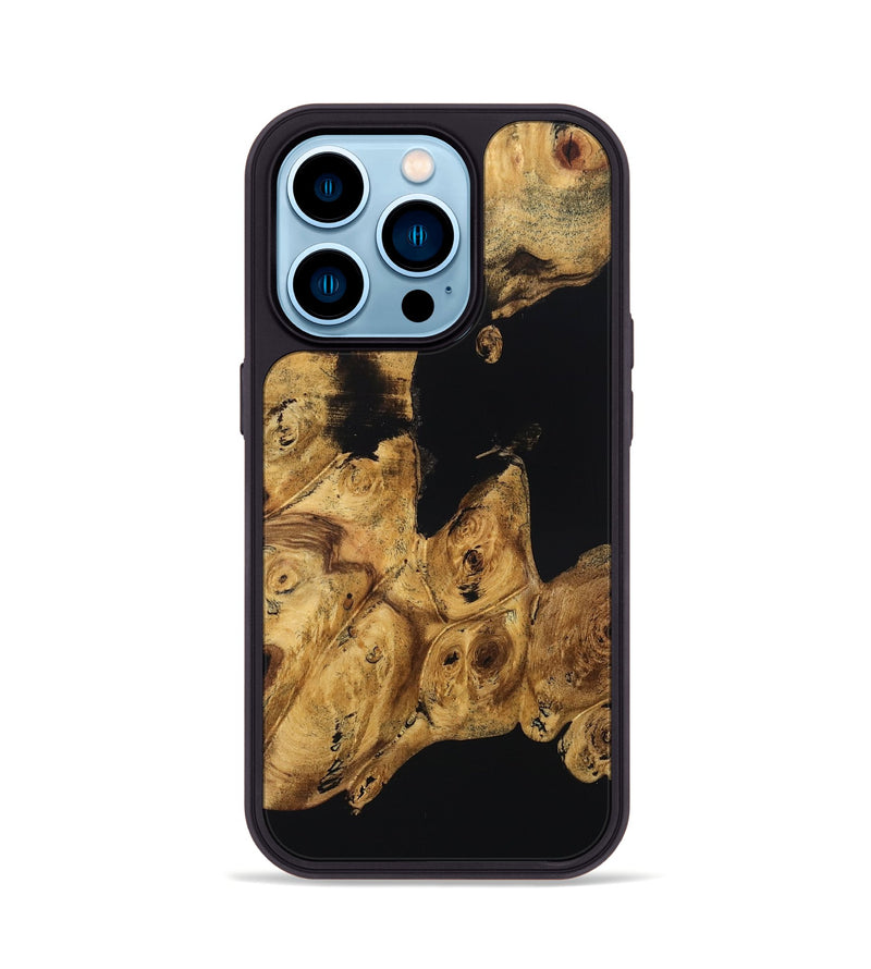 iPhone 14 Pro Wood Phone Case - Madie (Wood Burl, 828297)