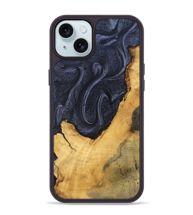 iPhone 15 Plus Wood Phone Case - Maryann (Wood Burl, 828298)
