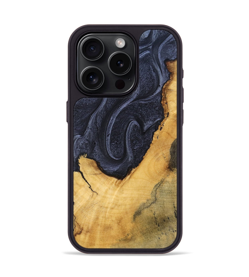 iPhone 15 Pro Wood Phone Case - Maryann (Wood Burl, 828298)