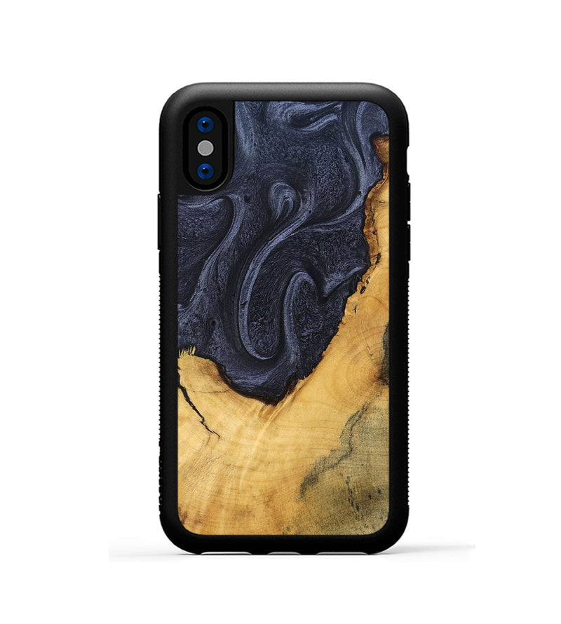 iPhone Xs Wood Phone Case - Maryann (Wood Burl, 828298)