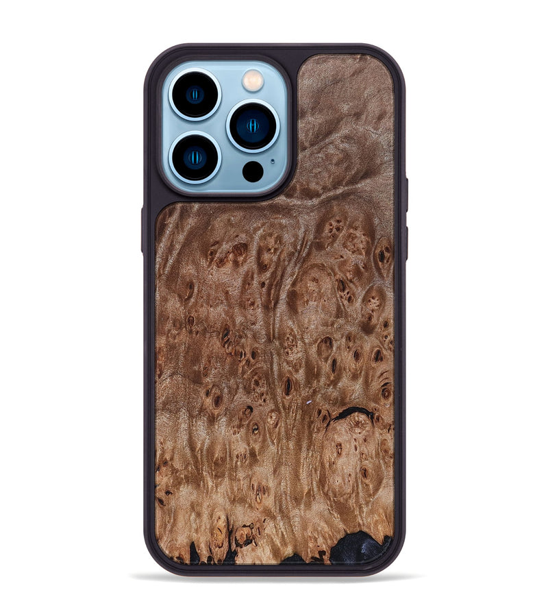 iPhone 14 Pro Max Wood Phone Case - Amoura (Wood Burl, 828303)