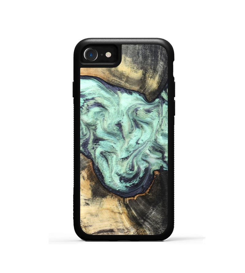 iPhone SE Wood Phone Case - Georgia (Green, 828304)