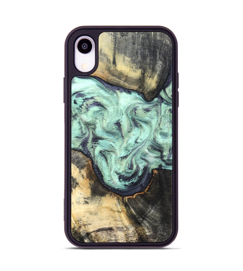 iPhone Xr Wood Phone Case - Georgia (Green, 828304)
