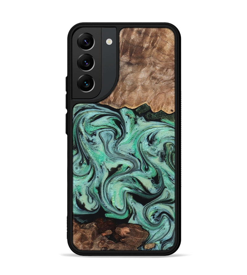 Galaxy S22 Plus Wood Phone Case - Kristi (Green, 828305)
