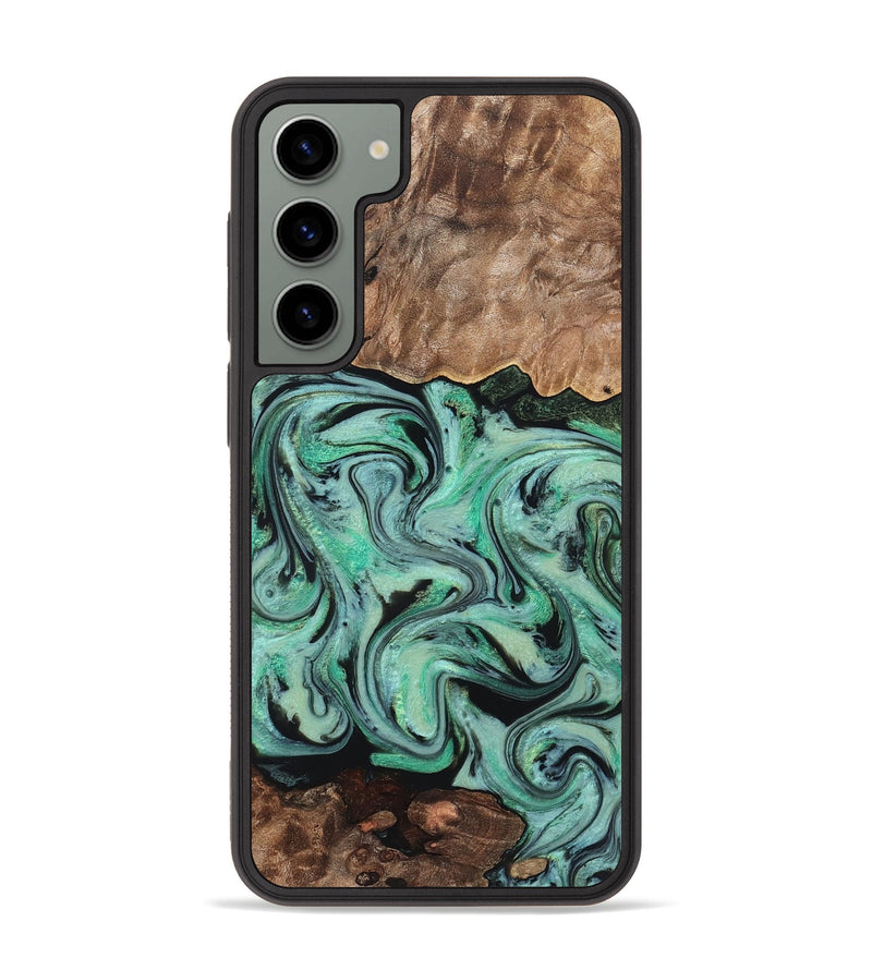 Galaxy S23 Plus Wood Phone Case - Kristi (Green, 828305)