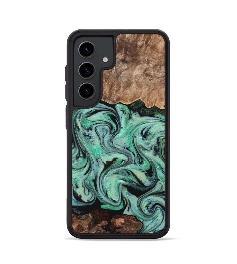 Galaxy S24 Wood Phone Case - Kristi (Green, 828305)