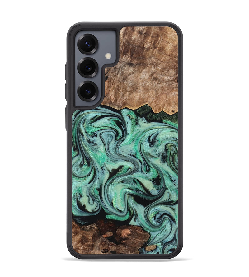 Galaxy S25 Plus Wood Phone Case - Kristi (Green, 828305)