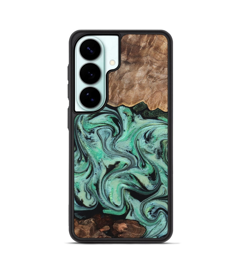 Galaxy S26 Wood Phone Case - Kristi (Green, 828305)