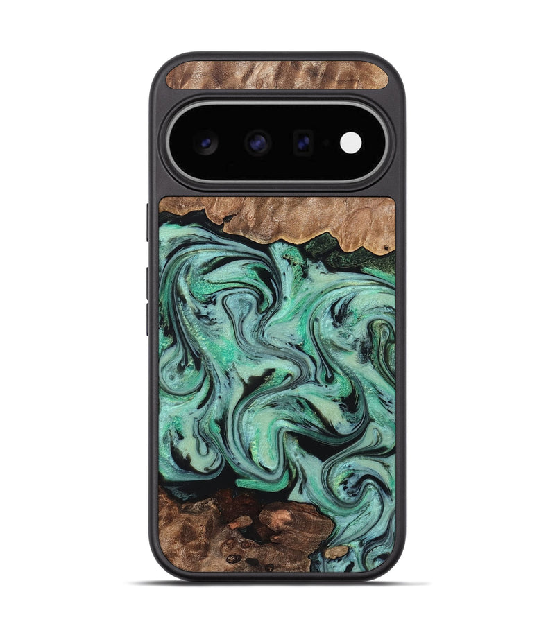 Pixel 11 Wood Phone Case - Kristi (Green, 828305)