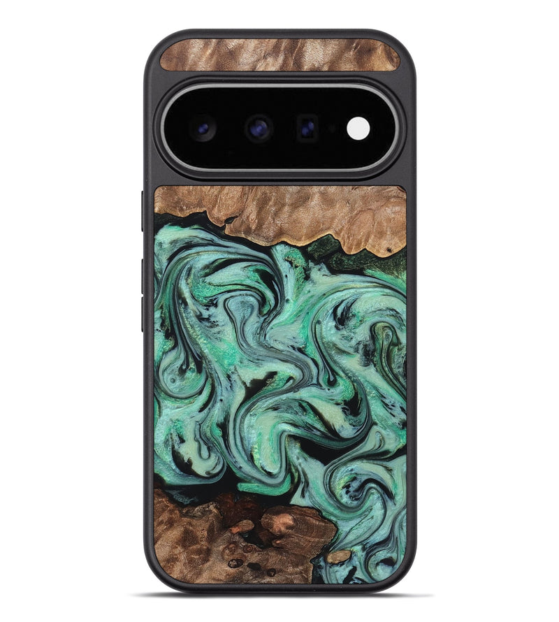Pixel 11 Pro XL Wood Phone Case - Kristi (Green, 828305)