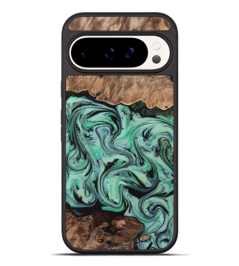 Pixel 9 Pro XL Wood Phone Case - Kristi (Green, 828305)
