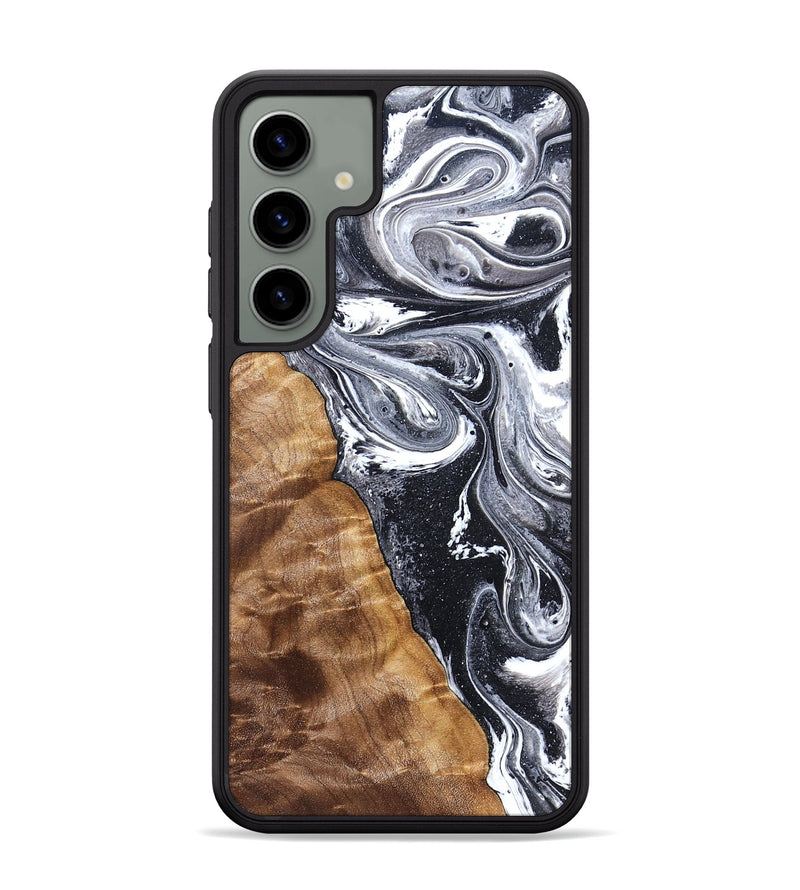 Galaxy S24 Plus Wood Phone Case - Mustafa (Black & White, 828307)
