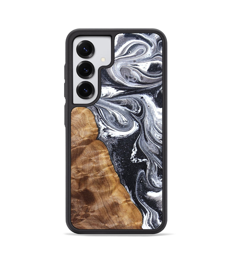 Galaxy S25 Wood Phone Case - Mustafa (Black & White, 828307)
