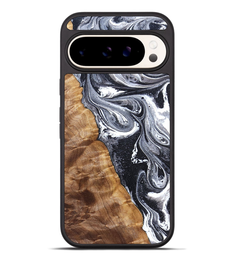 Pixel 9 Pro XL Wood Phone Case - Mustafa (Black & White, 828307)