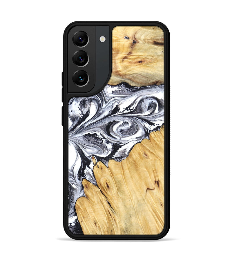Galaxy S22 Plus Wood Phone Case - Starr (Black & White, 828308)